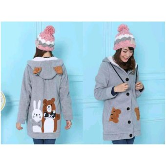 WinKin - Jaket Funny - Abu  