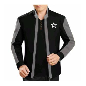 WinKin - Jaket Star - Hitam Abu  