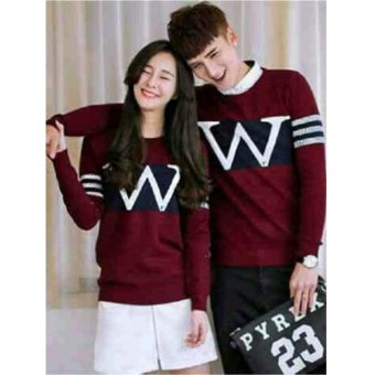 WinKin - Sweater Couple W - Maroon  