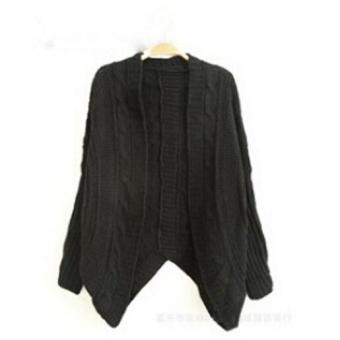 Women Knitted Cardigan Batwing Coat Warm Sweater Outwear - intl  