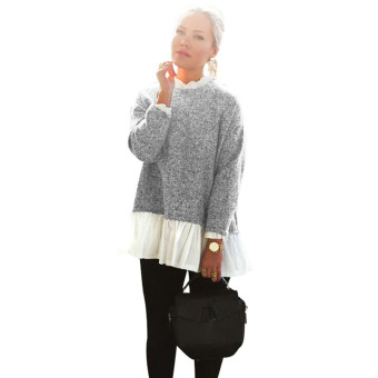Women Loose Knitted Sweater Coat  