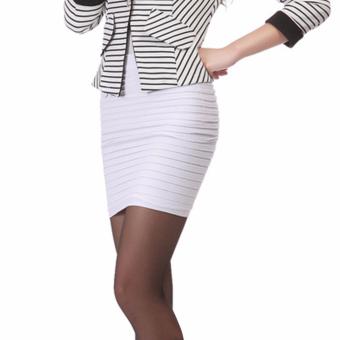 Women Office Skirt Casual Skirt Pencil Skirt OL Skirt Office Wear(White) - intl  