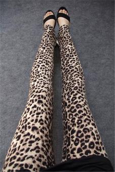 Women's Leggings Elastic Cozy Slim YOGA GYM SPORTS Pants Funky Small Leopard Pattern - intl  