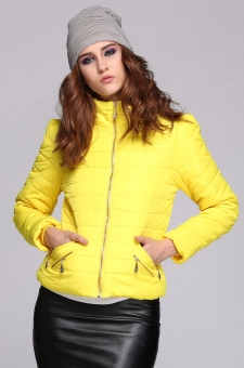 Women's Winter Thicken Keep Warm Down Zipper jacket short Cotton-padded Outwear - Intl  