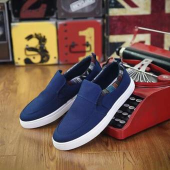 XKP Canvas shoes lazy All-match men's casual shoes Korean version of the trend of shoes - intl  