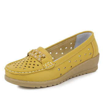 YAER Women's Perforation Breathable Slip-on Shoes - Intl  