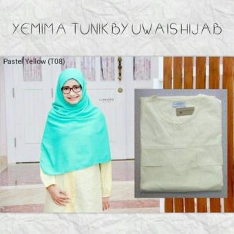 Yemima Tunik By Uwais Hijab [Pastel Yellow T08]  