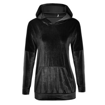 Yika Women Drop-Shoulder Hoodie With Pockets - intl  