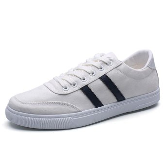 Young Students Summer Canvas Shoes Casual Shoes (White) - intl  