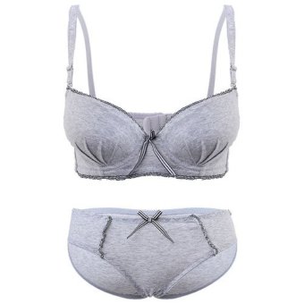 You've Swiic Bra Set Grey BH Pakaian Dalam pelengkap pakaian wanita  