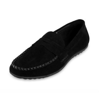 ZAFUL Classic Business Casual Men'S Shoes Matte Leather Rubber Monk Shoes(Black) - intl  