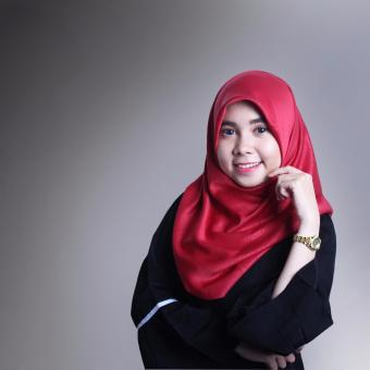 Zakia Hijab Maxmara Embosh Maroon  