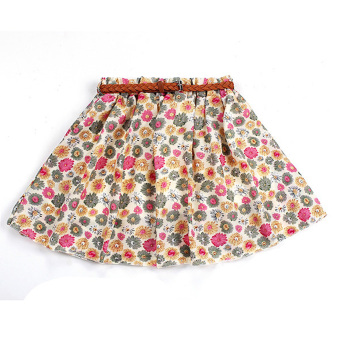 ZANZEA New Ladies Short Mini High Waist Skirt Women Flared Pleated  