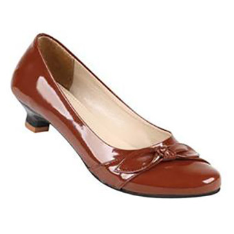 Zeintin Sepatu Kantor Wanita AX02 – Coklat  