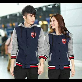 Zero One Store - Jaket Couple Sport - Abu Navi  