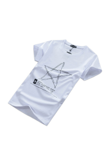 ZHENGQI Summer Short Sleeve T-shirt (White) - Intl  