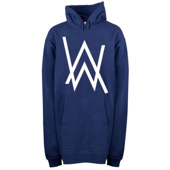 Zims Jaket Hoodie Alan Walker Blue Navy  