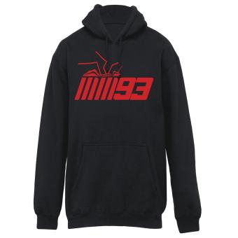 Zims Jaket Hoodie Marquez Red Black  