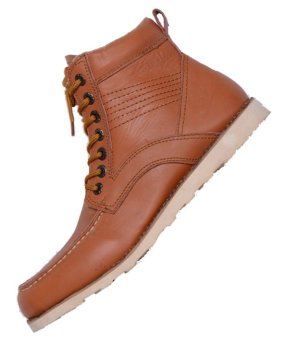 ZimZam Sepatu Kingman Leather Tan  