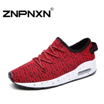 ZNPNXN Men's Casual Sports Shoes Lace-Up Shoes (Red)  
