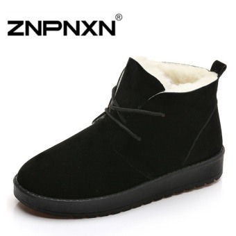 ZNPNXN Men's Fashion Loafers Shoes Lace-up Shoes Casual men's shoes Business shoes Fashion Shoes (Black)  