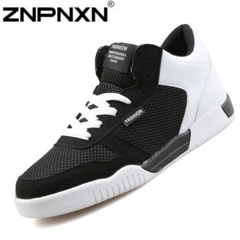 ZNPNXN Men's Fashion Sneakers Shoes Tull Shoes Spotrs Shoes Walking Shoes Running Shoes (Black)  