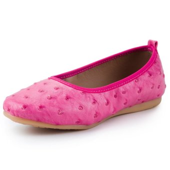 ZNPNXN Women's Flat Shoes Casual Loafers (Pink) - Intl  