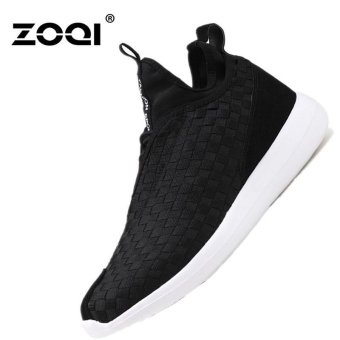 ZOQI Men's Fashion Net Shoes Sneakers Sports Shoes Running Shoes(Black) - intl  