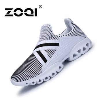 ZOQI Men's Fashion Sports Shoes Casual Shoes Couple Running Shoes Sneaker?White? - intl  