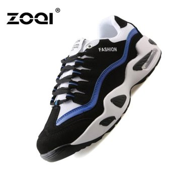 ZOQI Men's Fashion Trendy Running Shoes Damping & Breathable Sports Shoes(Blue) - intl  