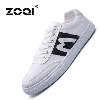 ZOQI Spring And Summer Canvas Shoes Students Casual Shoes (White) - intl  