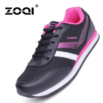 ZOQI Women's Fashion Mesh Running Shoes Casual Shoes Sport Shoes(Rose) - intl  