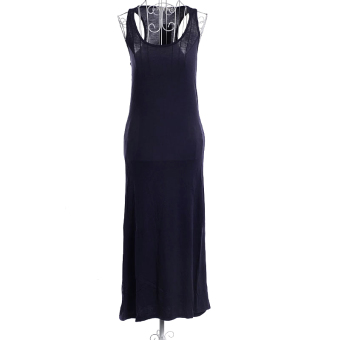 ZUNCLE Modal Vest Harness Dress(Dark Blue) - intl  