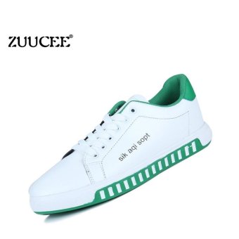 ZUUCEE Men's shoes tide shoes sports shoes black green casual shoes shoes running wild men's shoes (green) - intl  