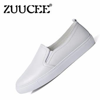 ZUUCEE Women's Fashion Flat-bottomed Casual Shoes Single Shoes - intl  