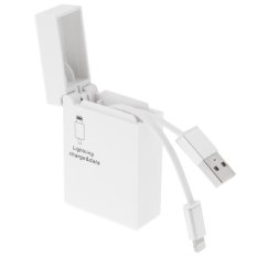 8 Pin to USB 2.0 Charging / Data Cable with Storage Box for iPhone 6 and 6 Plus, iPhone 5 and 5S and 5C, iPad Air 2 / iPad Air, Length: about 80cm(White) (Intl) (Intl)