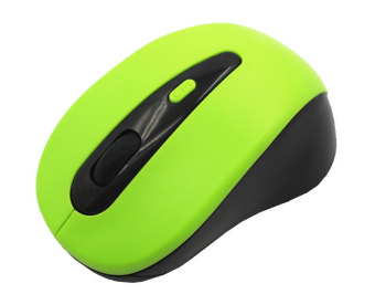 2.4GHz USB Optical Wireless Mouse USB Receiver Cordless Mice Game Computer PC Laptop Desktop(Green)  