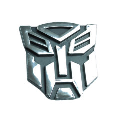3D Metal Transformers AUTOBOT Optimus Prime Decal Sticker Car Sticker