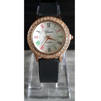 Ace Fashion Jam Tangan Geneva Bella 02 (Black)  