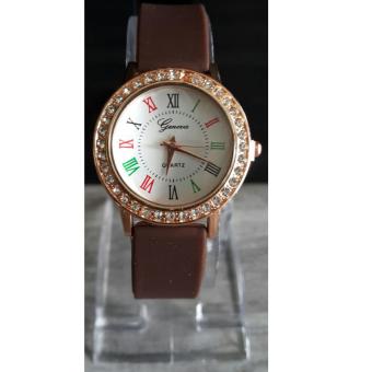 Ace Fashion Jam Tangan Geneva Bella 02 (Brown)  