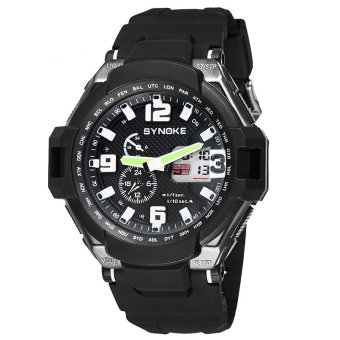 Analog and Digital Dual Movement Swimming Outdoor Sports Watches for men ss67606_Black  