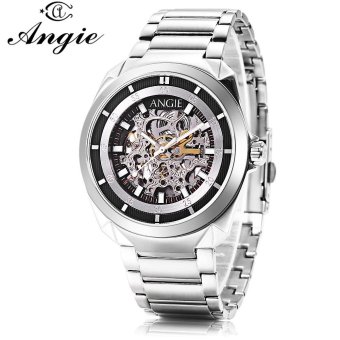Angie ST7178 Male Auto Mechanical Watch (Silver) - intl  