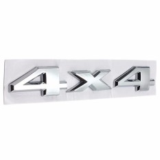 Auto Car 3D New 4 X 4 Chrome Logo Decal Emblem Sticker for JEEP Dodge ABS