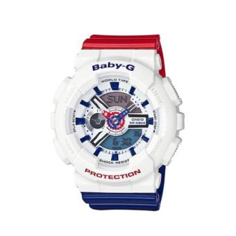 Baby-G BGA-110TR-7A - Jam Tangan Wanita - Biru Merah - Resin band  