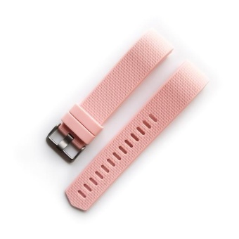 Band for Fitbit Charge 2 Soft Silicone Adjustable Fashion Sport Strap for Fitbit Charge2 Pink S Size - intl  