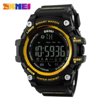 BARU SKMEI Jam Tangan Olahraga Smartwatch Bluetooth - DG1227 BL  