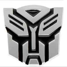Bluelans 3D Logo Transformers Autobot Emblem Badge Graphics DecalCar Sticker Decal - Intl