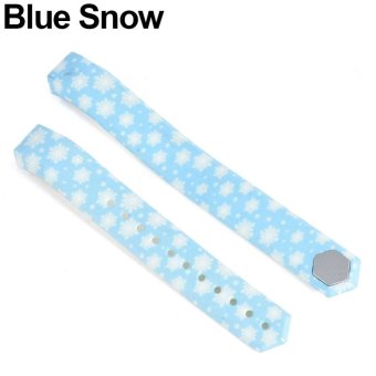BODHI Sport Silicone Wristband Replacement for Fitbit Alta S (Blue Snow) - intl  