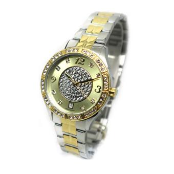 Bonia - Jam Tangan Wanita - Silver Komb Gold-Gold - Stainless Steel - BNB10297-2125S  