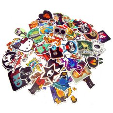 Car Styling DIY Cartoon Car Sticker Decal Bicycle Motorcycle Laptop Skateboard Stickers Bomb Doodle Graffiti Mix lots(100pcs All Different)